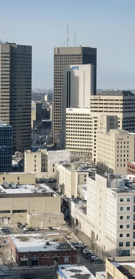 View of downtown Winnipeg – Home of Lexiwords translation agency